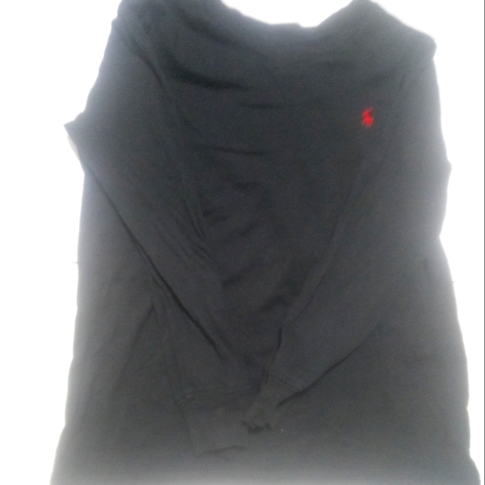 Boys Ralph Lauren black long sleeve shirt